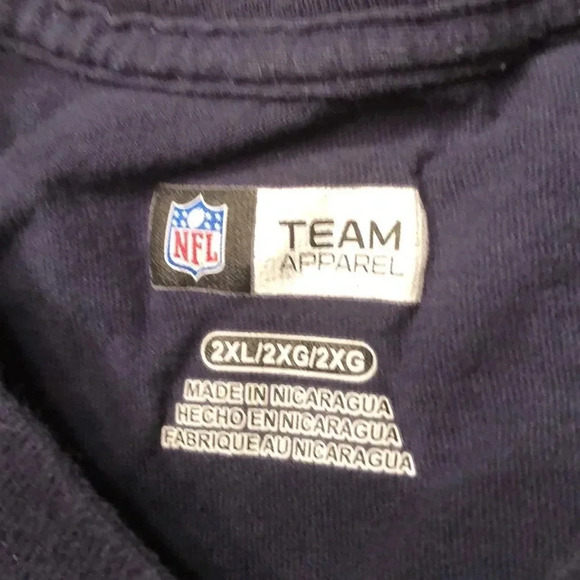 NFL Apparel New England Patriots Tee Shirt XXL - Picture 2 of 3